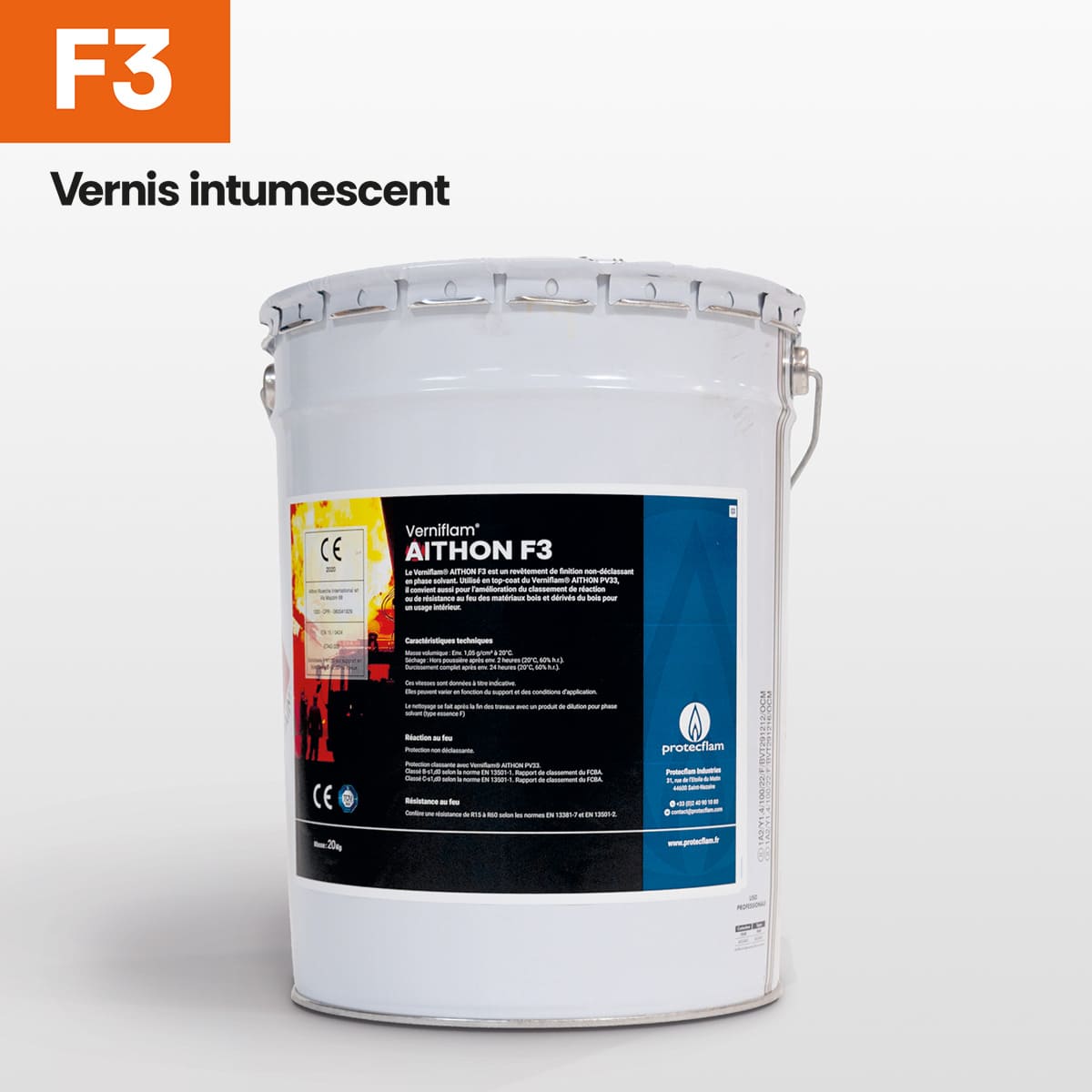 Verniflam® F3 - Vernis intumescent - Protecflam Industries
