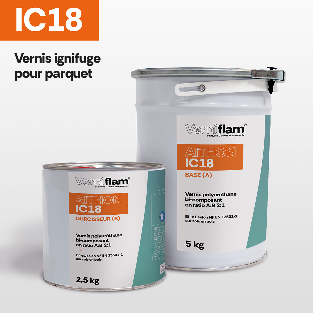 Verniflam® IC18 - Vernis ignifuge pour parquet - Protecflam Industries